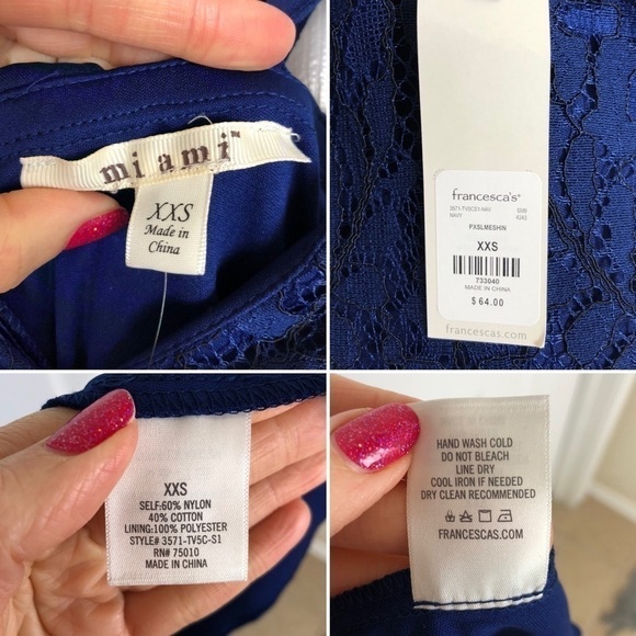 New Francesca’s Elsie Lace Fit and Flare dress - Picture 3 of 8